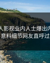 清晨人人影视业内人士爆出内幕，出乎意料细节网友直呼过瘾