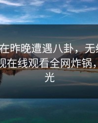 神秘人在昨晚遭遇八卦，无线空爆！蘑菇影视在线观看全网炸锅，详情曝光