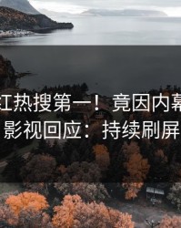 昨晚网红热搜第一！竟因内幕，人人影视回应：持续刷屏